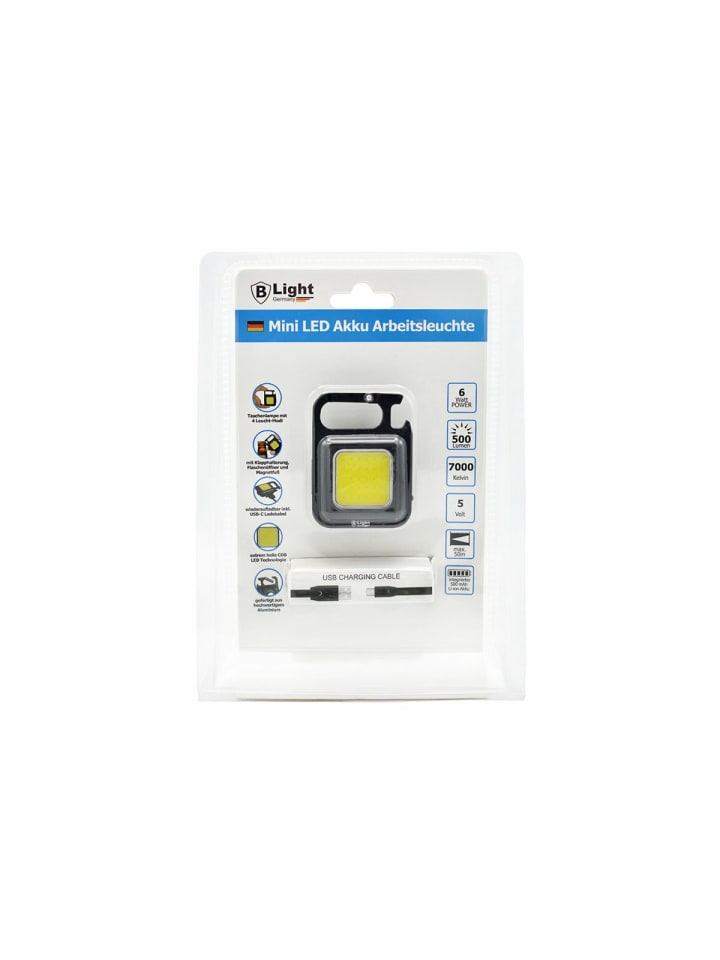 COFI 1453 Mini LED Akku Leuchte - 6 Watt Ultra COB in Schwarz günstig kaufen onesize
