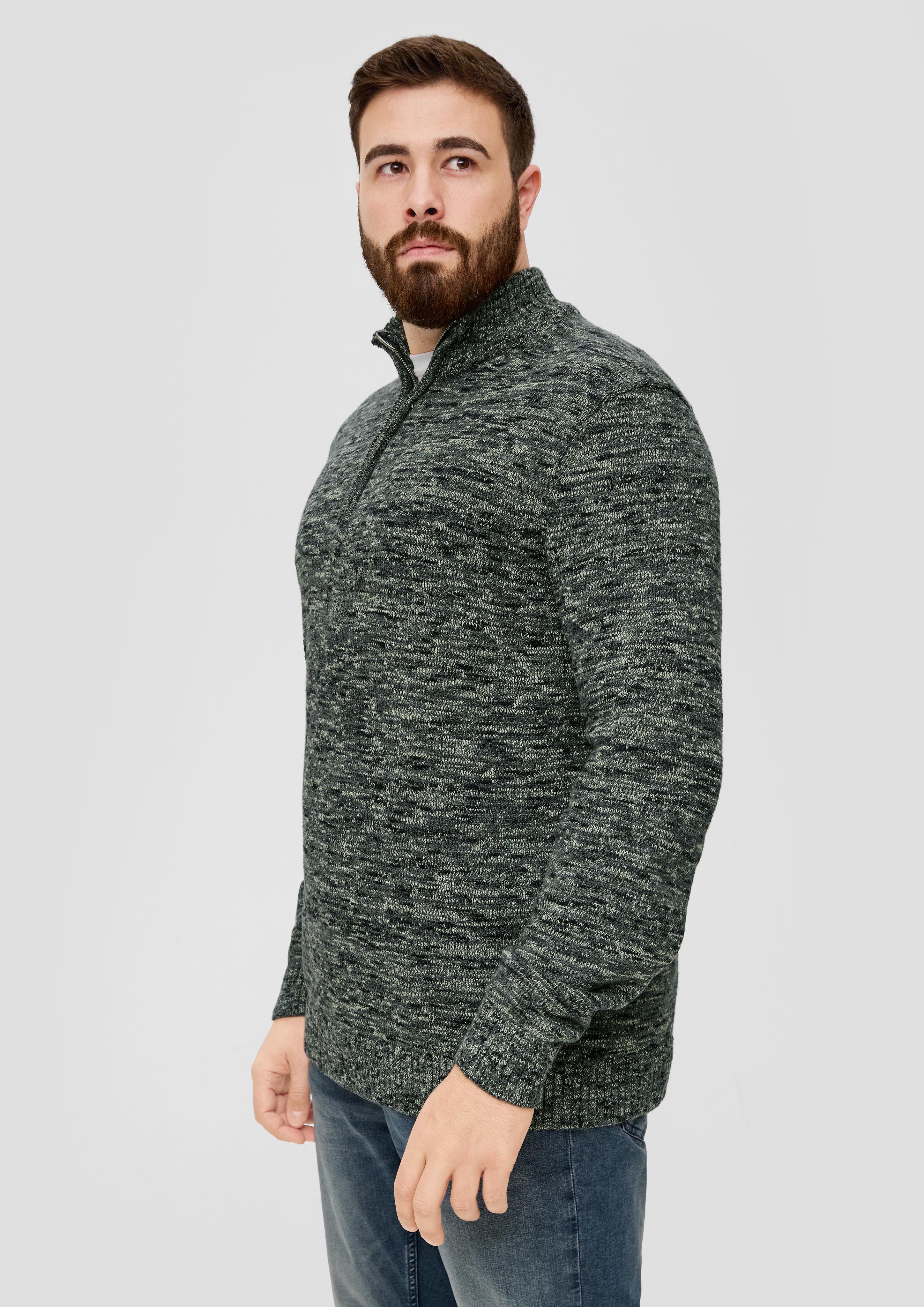 Troyer-Pullover aus Moulinegarn  2139578-79X0