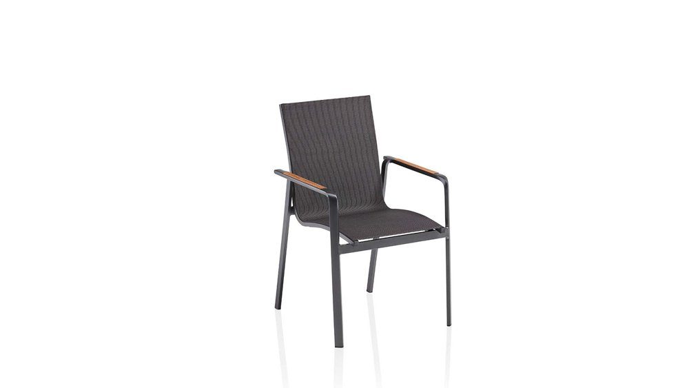 KETTLER Gartenstuhl Kettler Diamond Stapelsessel Aluminium/Outdoorgewebe (2)