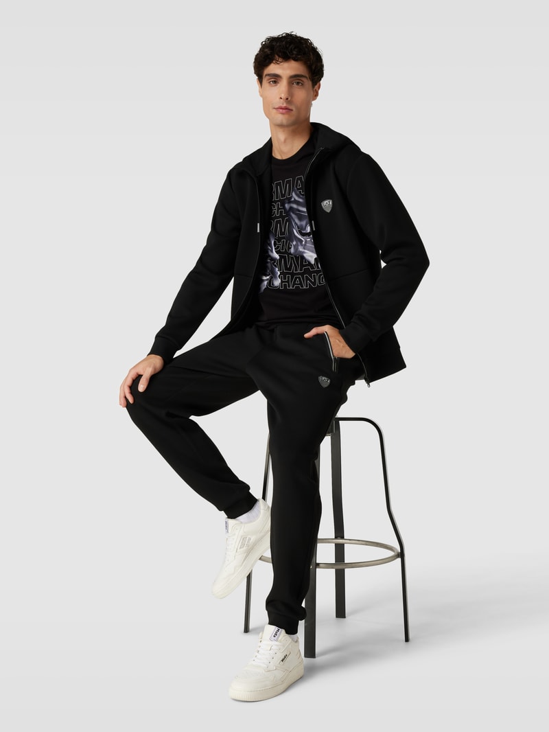 Sweatpants mit Eingrifftaschen in schwarz