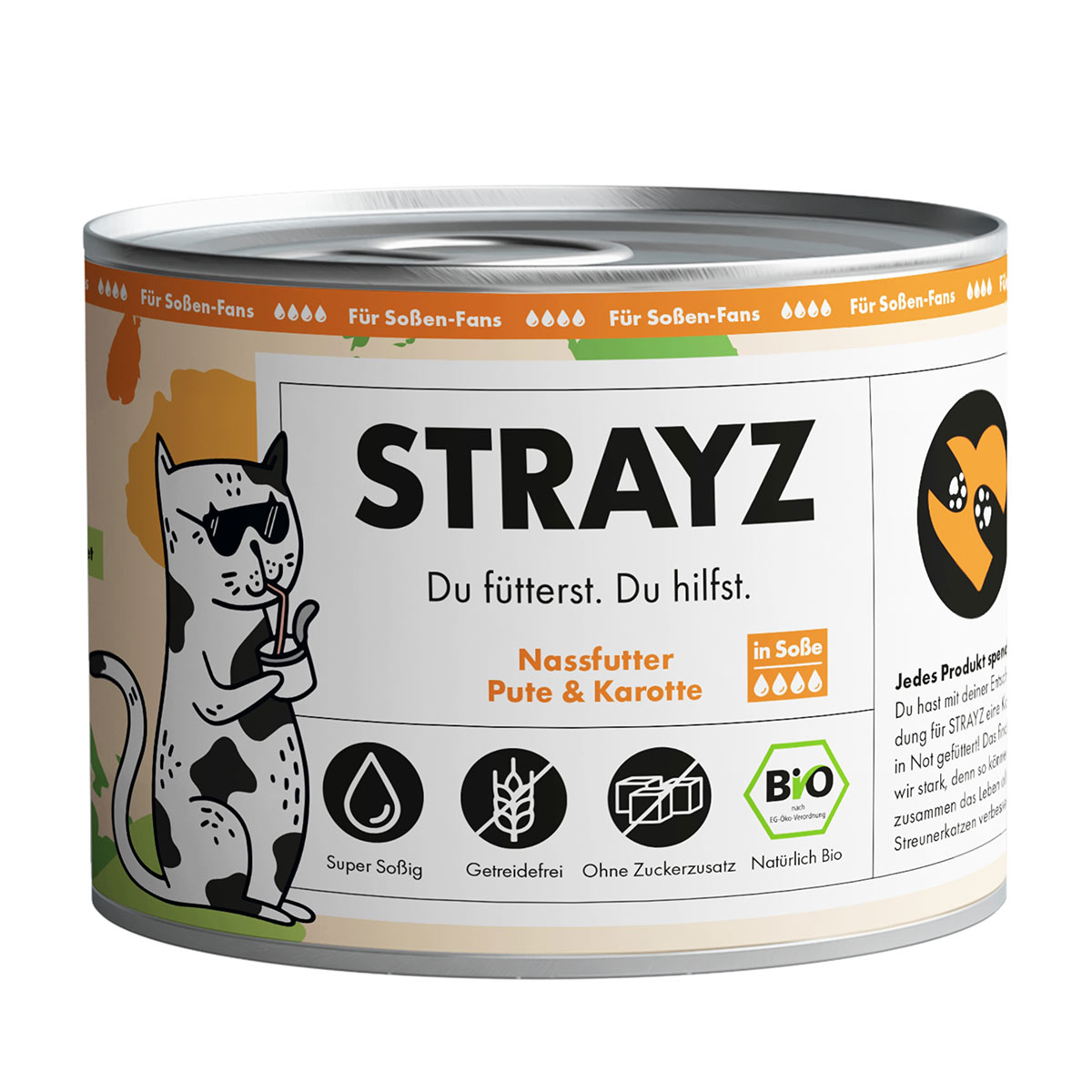 STRAYZ BIO Pute & Karotte in Soße günstig kaufen bei ZooRoyal