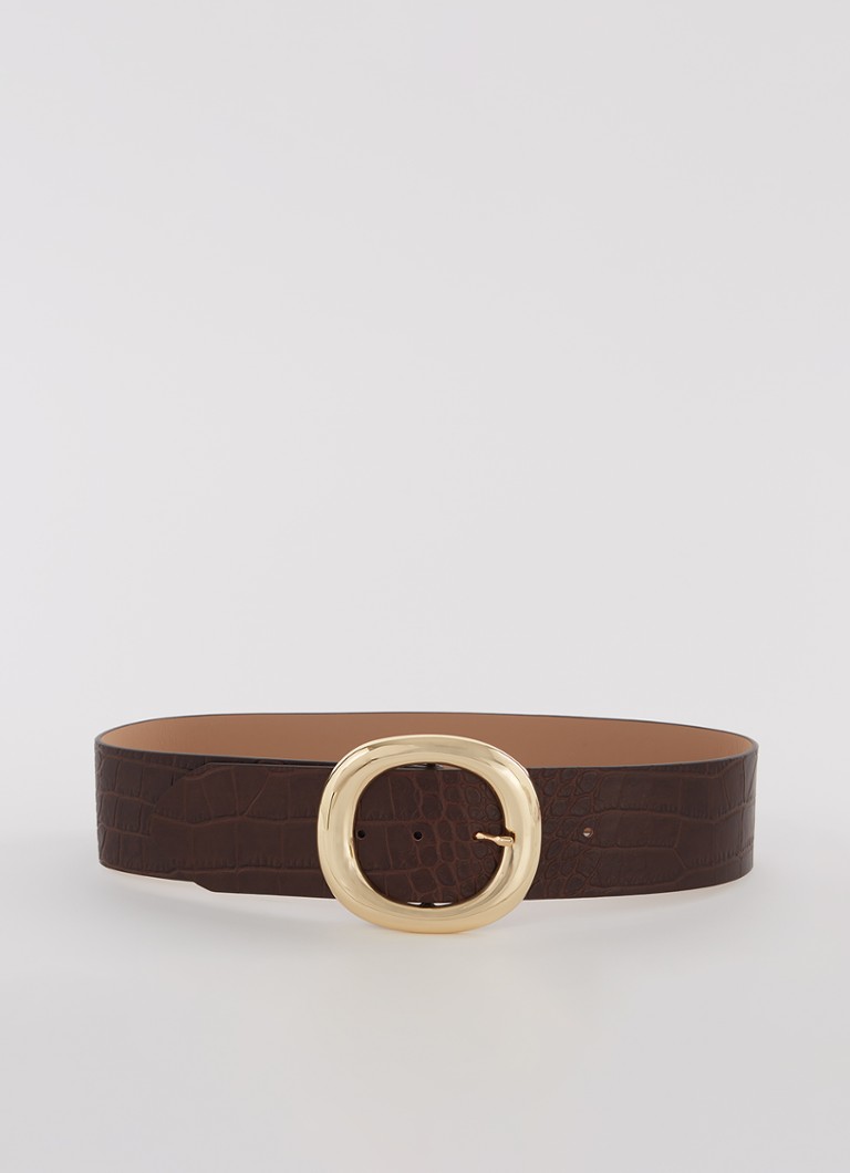 Curea din piele de crocodil LKBennett Bromley