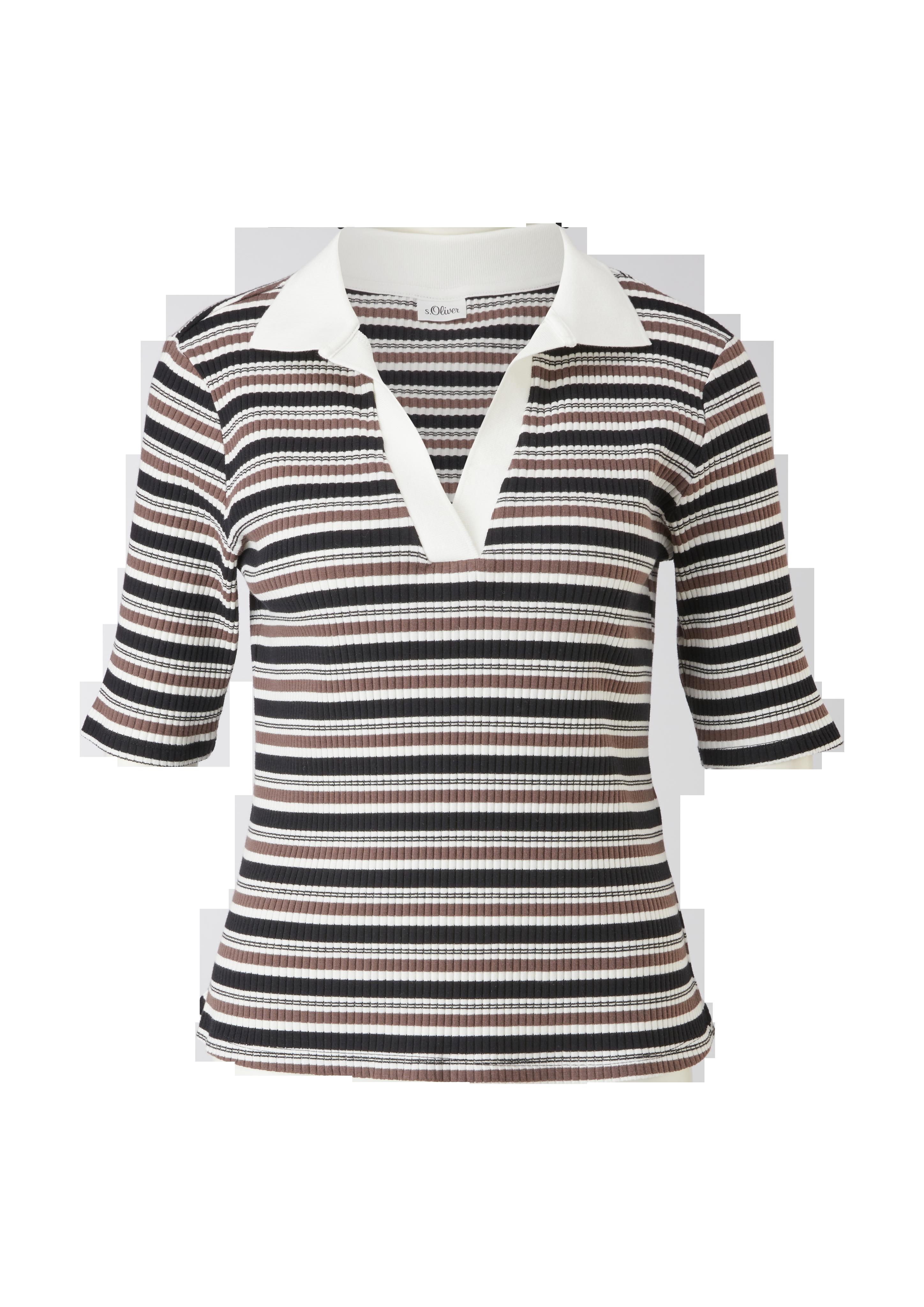 T-Shirt mit Polokragen  2126130-02G1