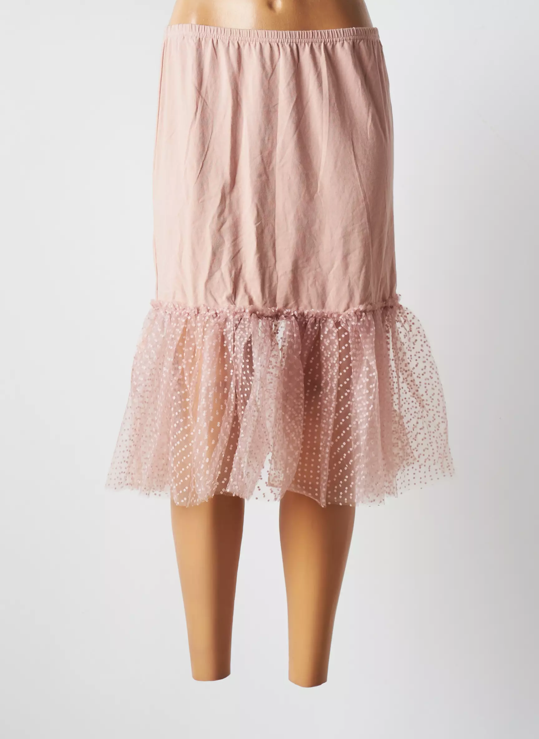 Mais Il Est Ou Le Soleil Jupons Fonds De Robe Femme couleur rose