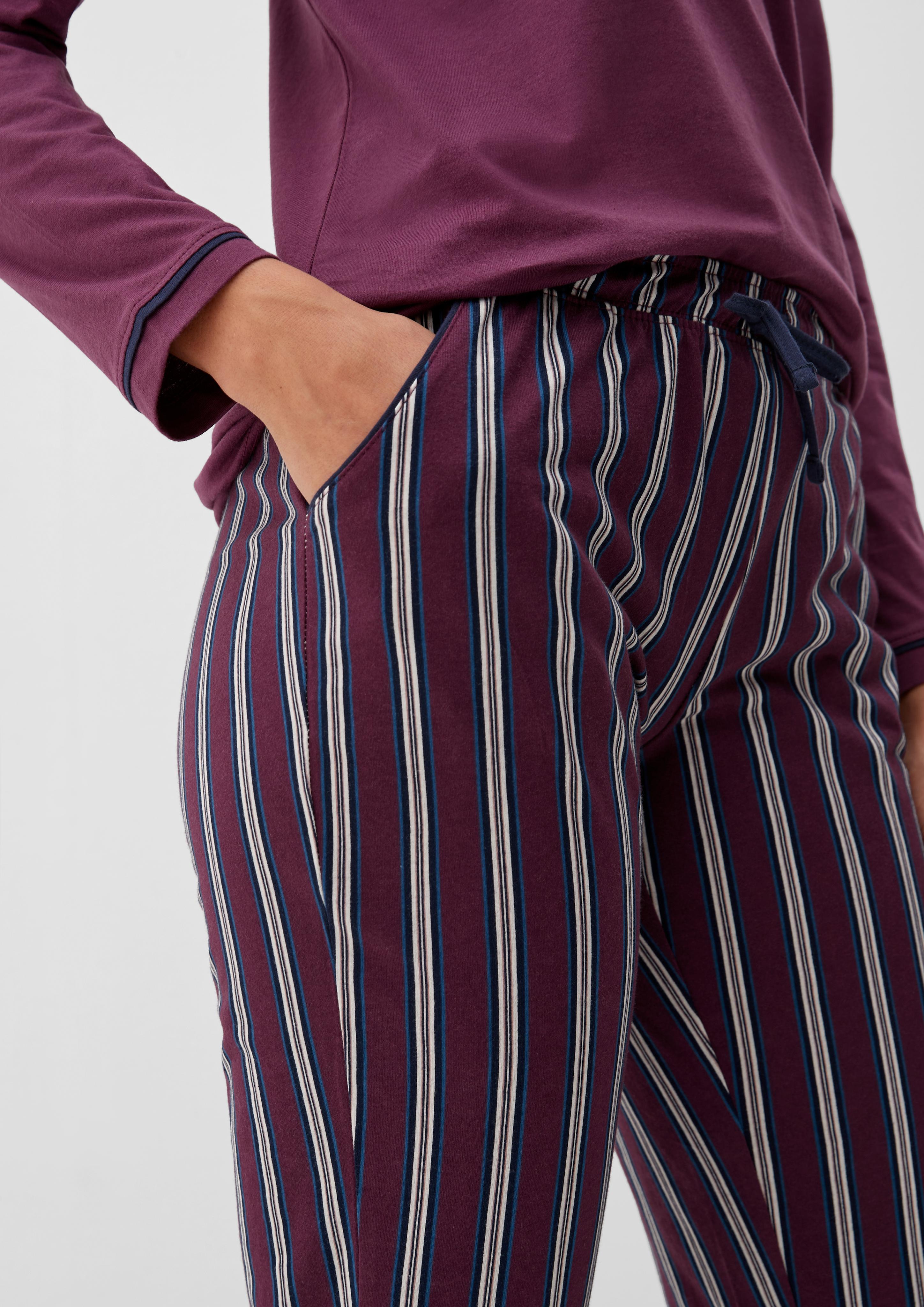 Pyjamahose mit Elastikbund  6007500-48G1