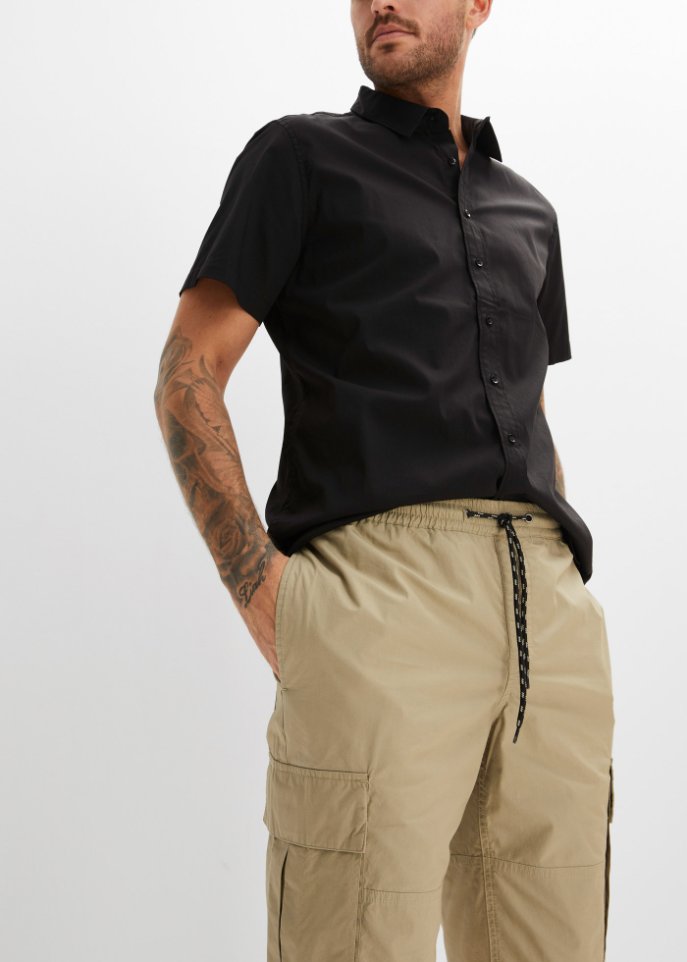 Schlupf-Cargo-Bermuda m. Komfortschnitt, Regular Fit