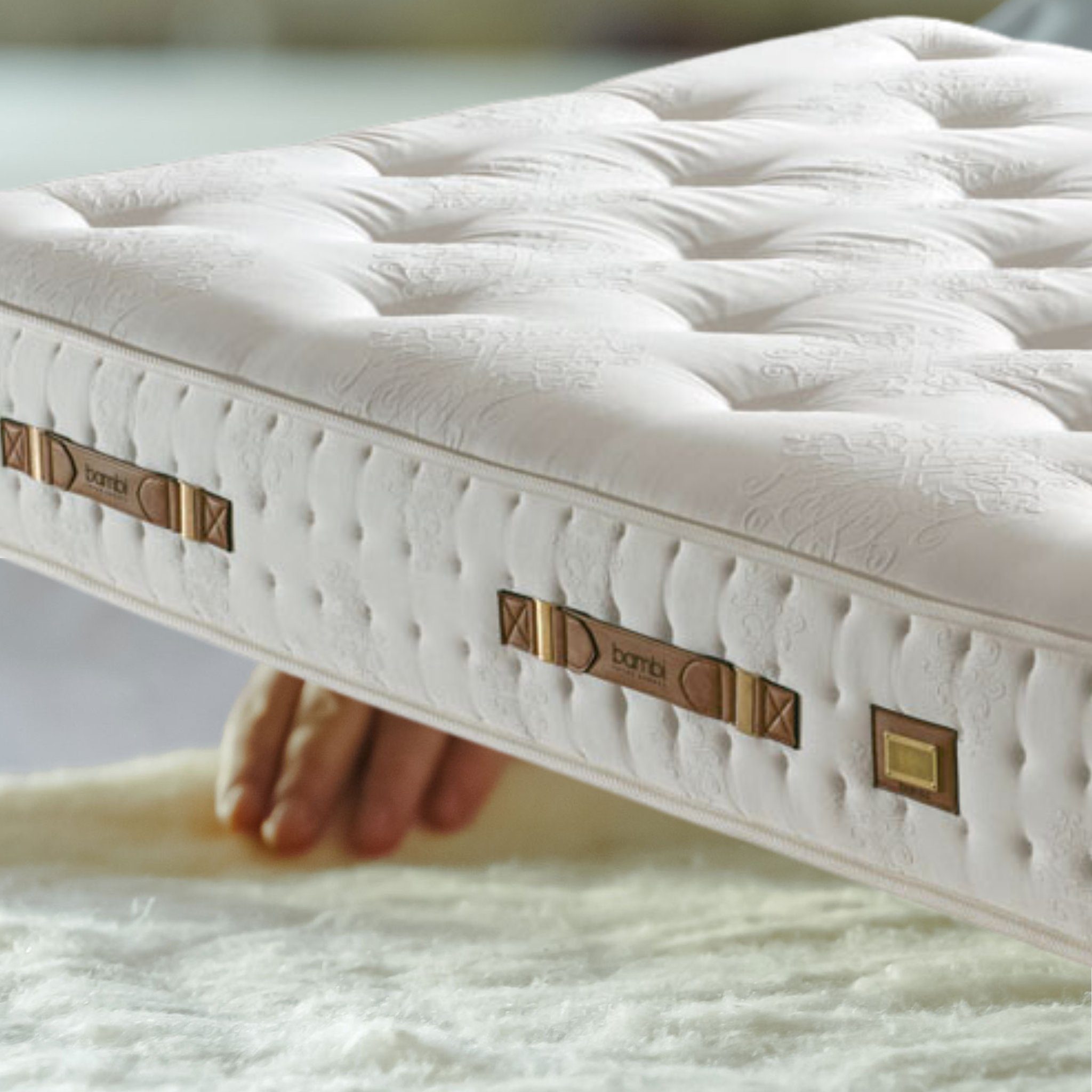 Taschenfederkernmatratze 8 Schichten Höhe 34 cm Matratze 160x200 - 180x200 Federkern Latex, Moln, 34 cm hoch, (Bett)