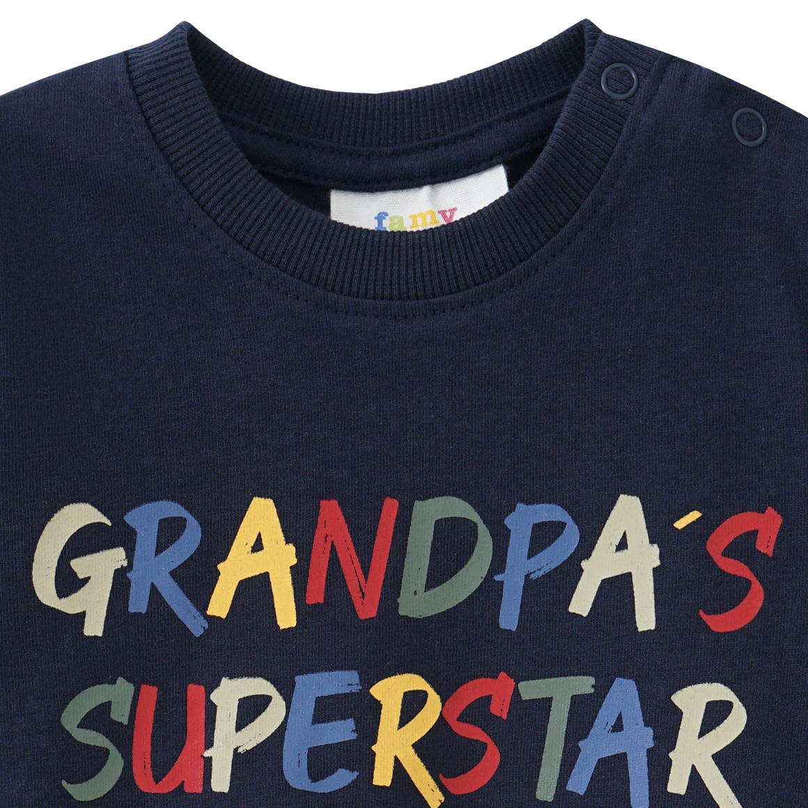 Baby Langarmshirt mit Message-Print