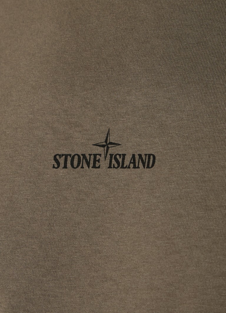 Stone Island 2NS81 Compass T-krekls ar logotipu un apdruku aizmugurē