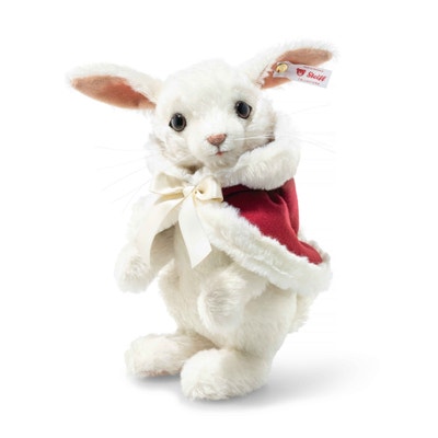 Weihnachtshase, 22 cm, weiß