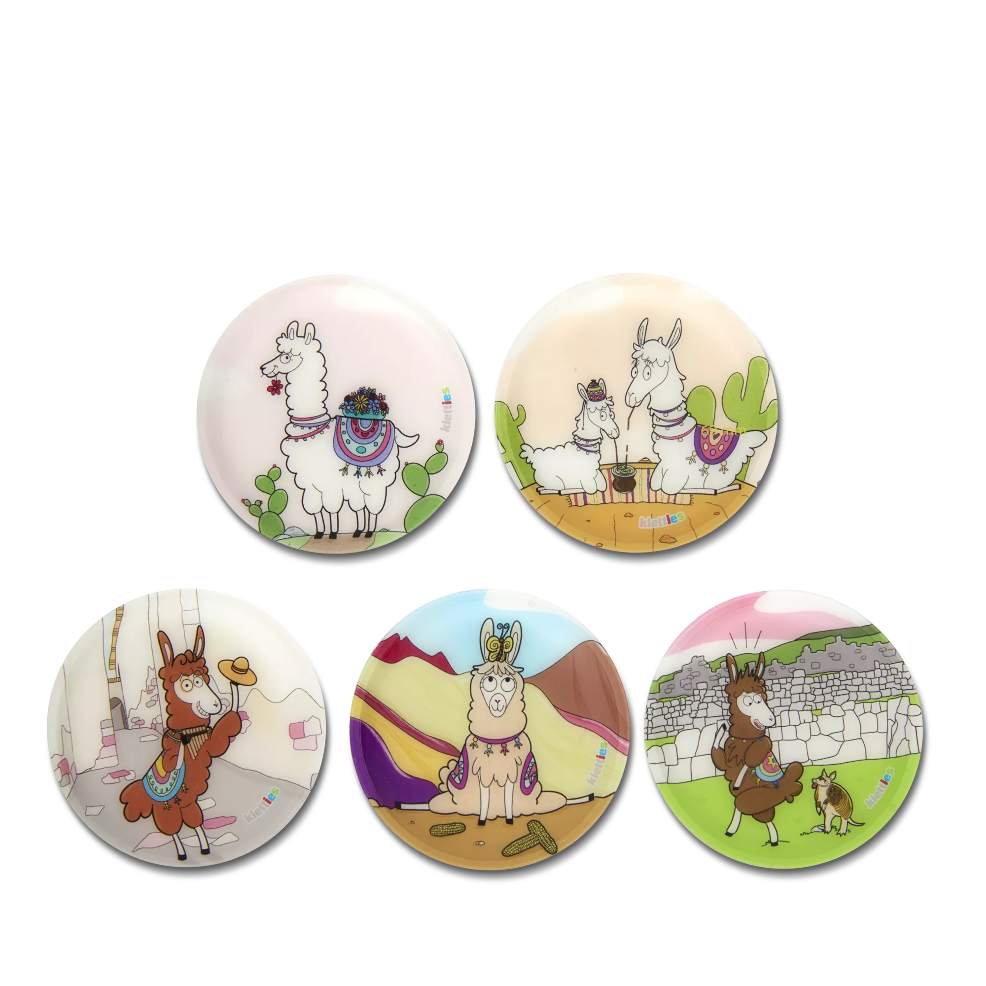 ergobag Klettie Set Lamas