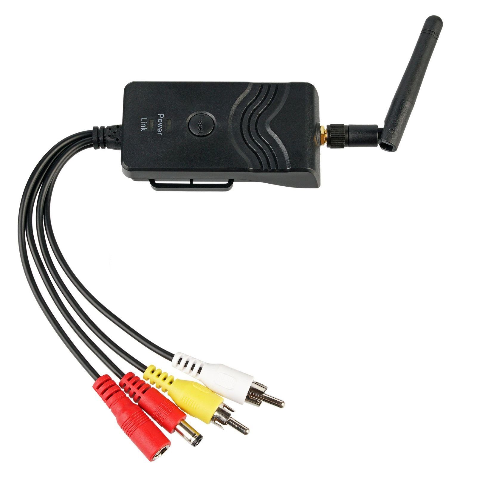 CARMATRIX CM-903S Rückfahrkamera (Auto HD WiFi AV Modul WLAN Transmitter Funk Sender Empfänger, für KFZ Rückfahrsystem mit App)