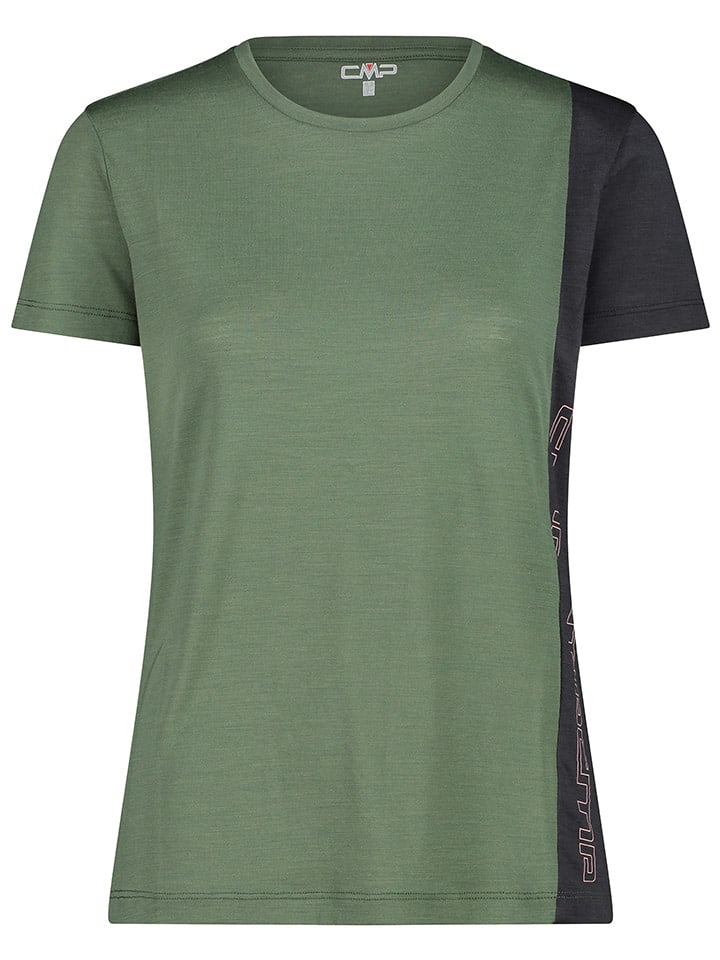 CMP Funktionsshirt in Khaki/ Schwarz günstig kaufen