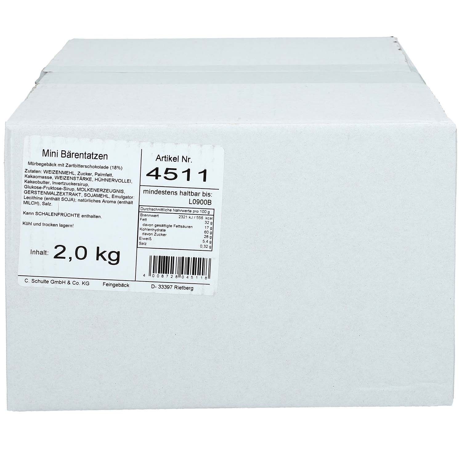 Wilhelm Gruyters Mini Bärentatzen 2kg