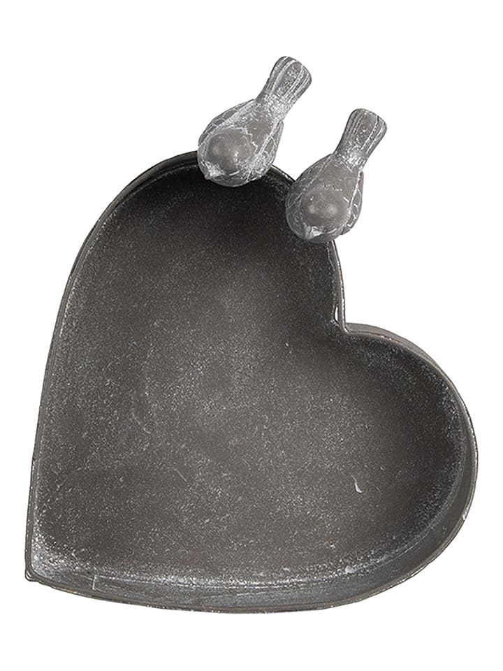Clayre & Eef Pflanzenhalter in Grau - (B)19 x (H)7 x (T)17 cm günstig kaufen onesize