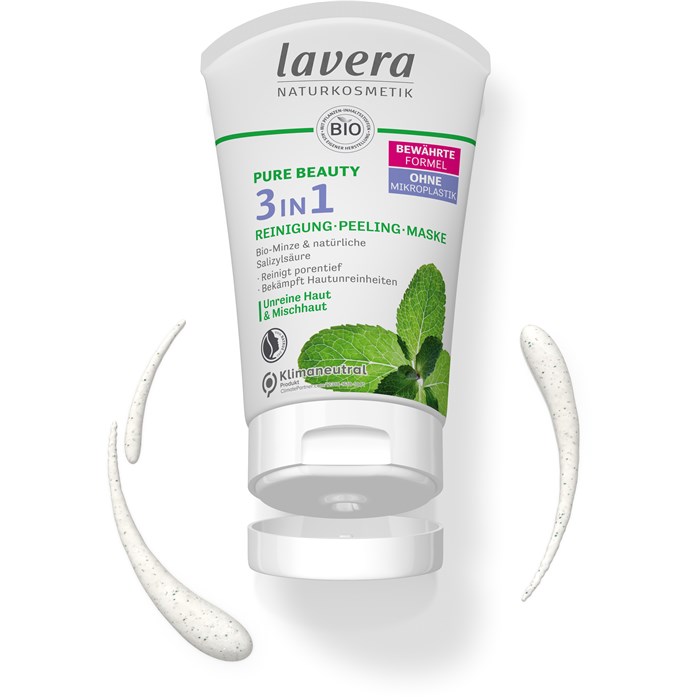 Pure Beauty 3in1 Reinigung Peeling Maske