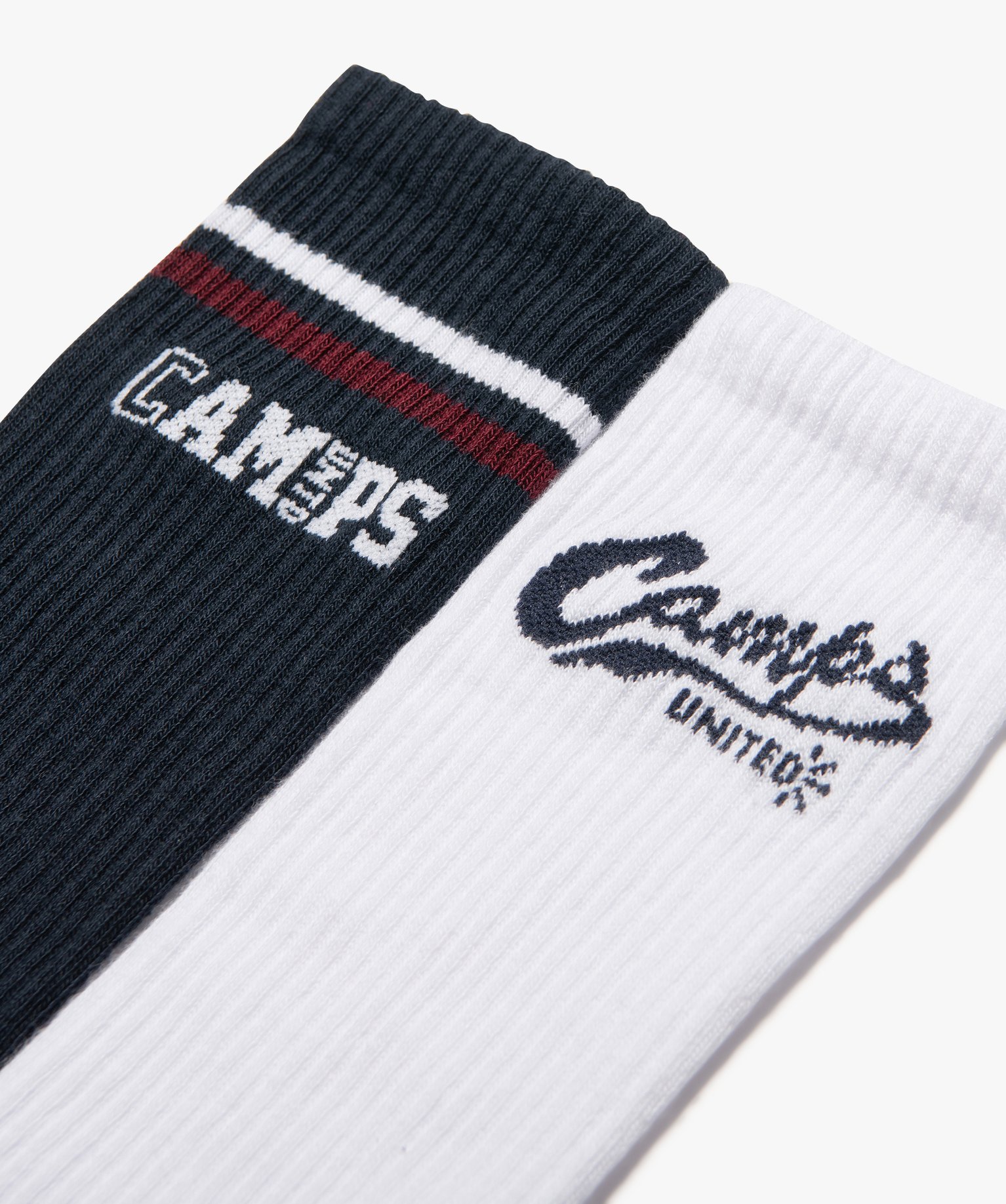 Chaussettes look sport tige haute homme (lot de 2) - Camps U... marine | GEMO