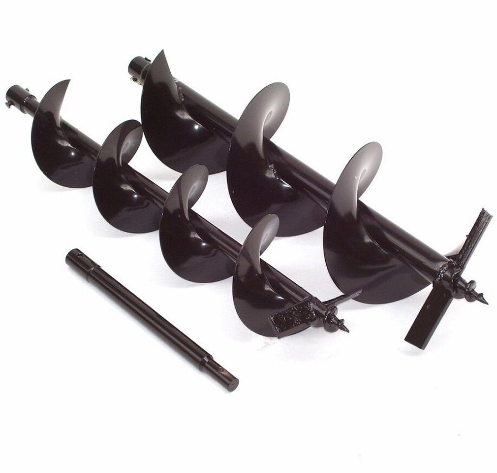 Apex Erdbohrer Erdbohrer 52ccm Erdbohrgerät 55164 mit 2 Erdlochbohrer + Verlängerung
