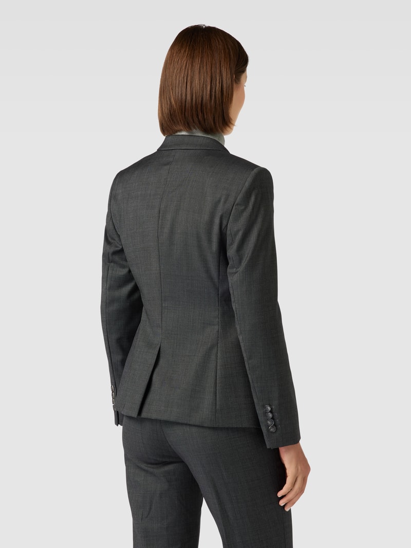 Blazer aus Lanawolle mit Pattentaschen Modell 'Juleah' in anthrazit