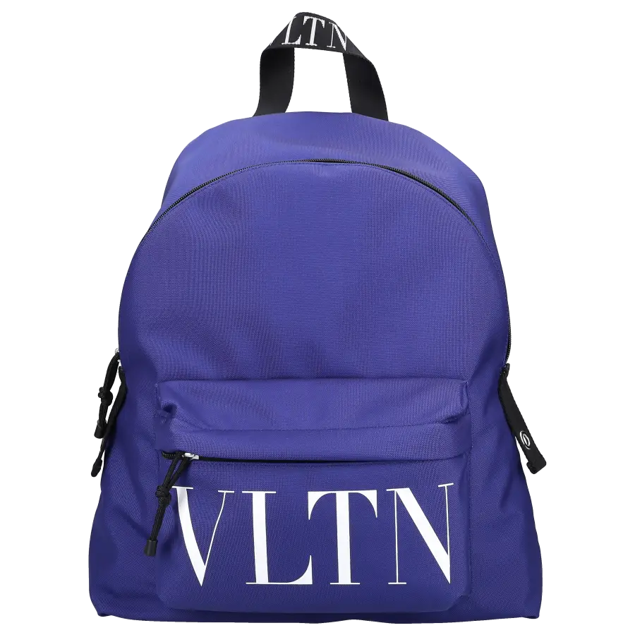 Valentino Garavani - Rucksack VLTN Nylon - blau
