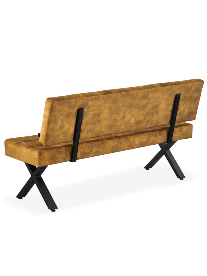 B&D Home Sitzbank KAREN in Gelb - (B)160 x (H)88 x (T)59 cm günstig kaufen 160 cm
