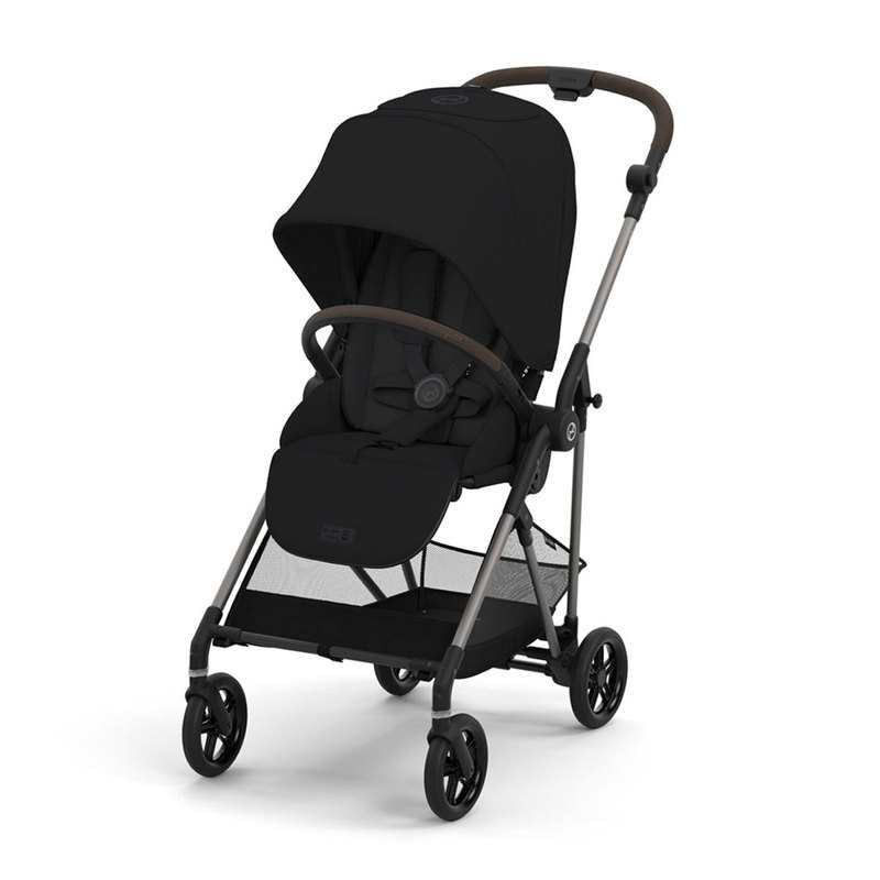 Poussette citadine Melio 3 moon black Cybex