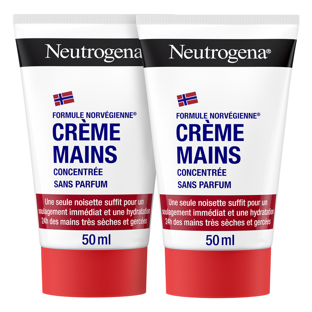 neutrogena Neutrogena Duo Crème Mains Concentrée Sans Parfum 2 x 50 ml Crème