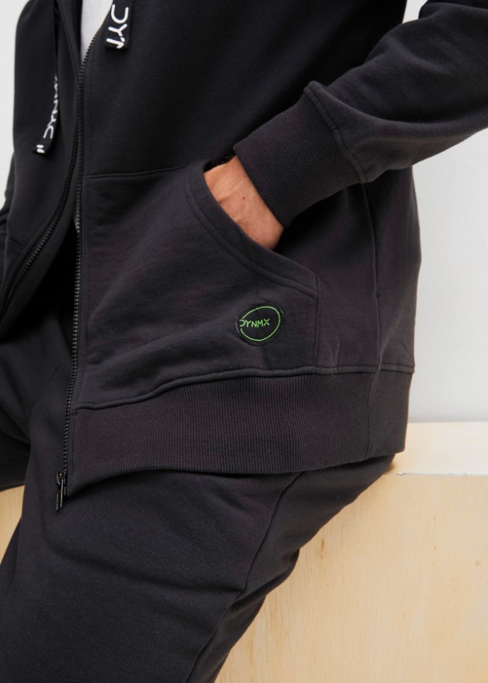 Sweatjacke mit sportlichen Details