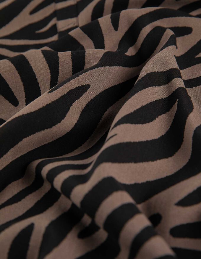 Bluse - Animal-Muster