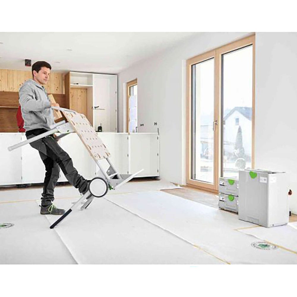 Base móvel para serra Systainer da FESTOOL, compatível com CSC SYS 50 577001