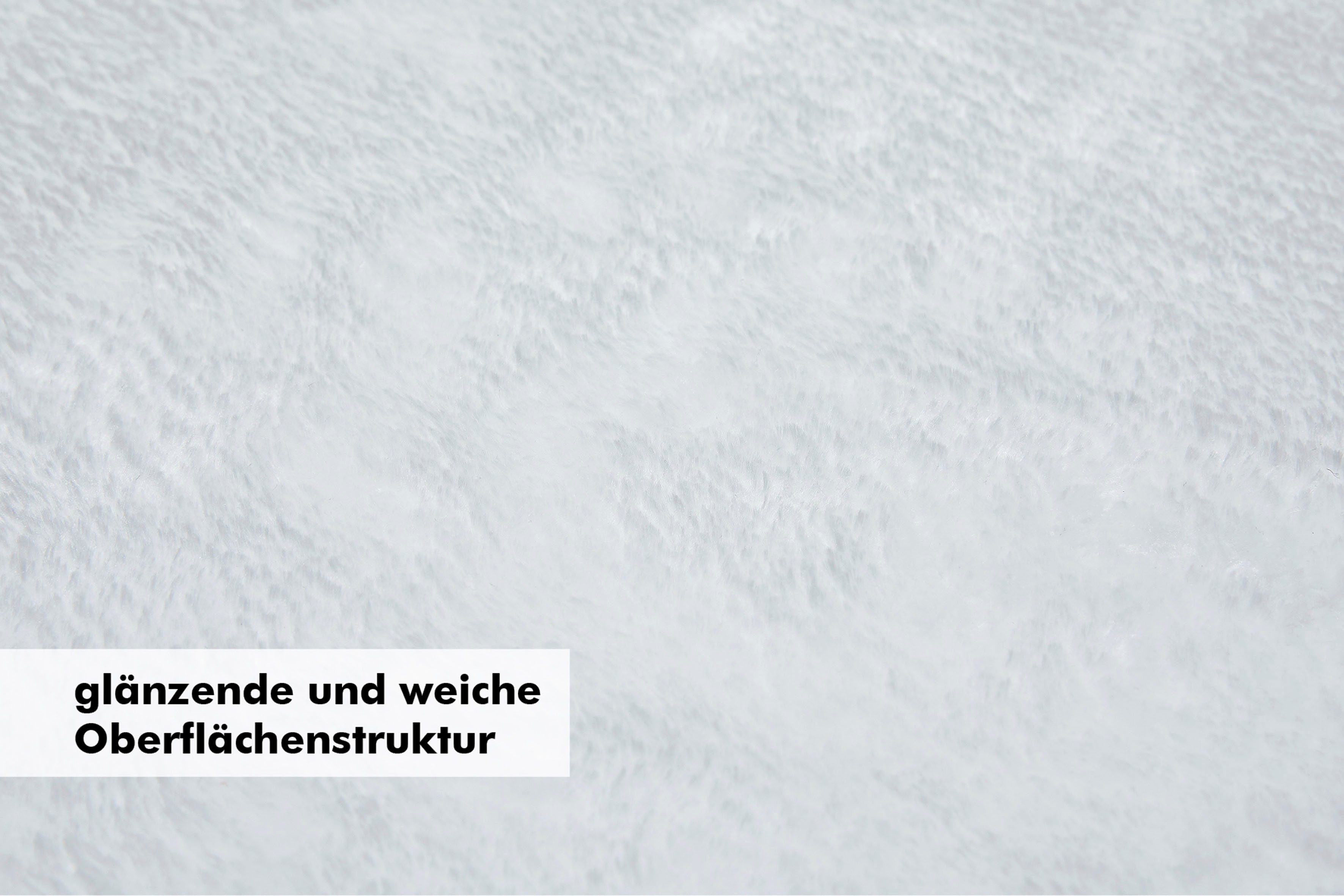 Bettumrandung Bettvorleger Lamm Fellimitat Andiamo, Höhe 20 mm, (3-tlg), Kunstfell, sehr weicher Flor, waschbar, Bettvorleger, Läufer-Set