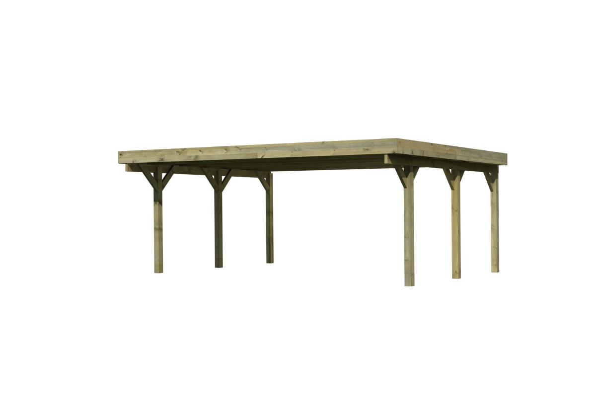 Woodfeeling Doppelcarport Classic 1A
