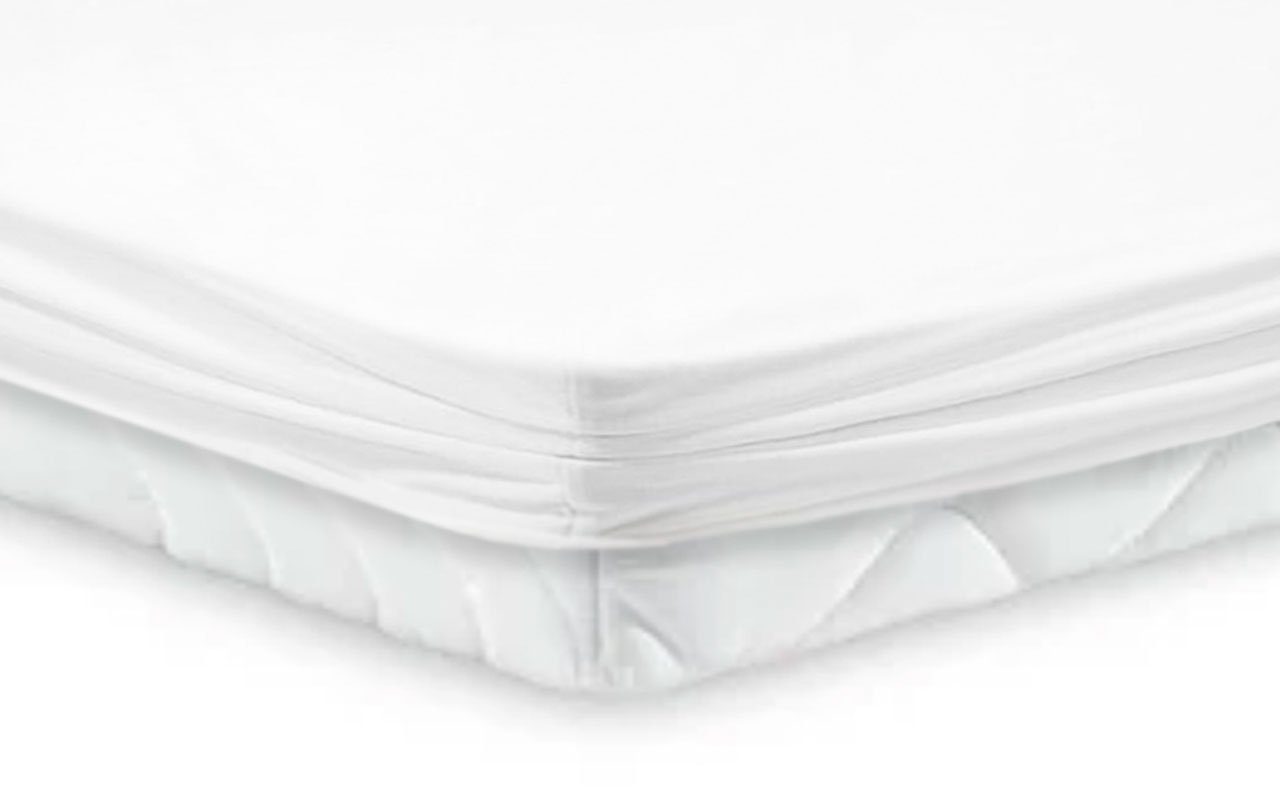 Matratzenauflage extra für Topper mit Nässeschutz aus Baumwoll-Jersey 5-7 cm (1074T) Castejo, Rundumgummizug,feuchtigkeitsundurchl.,milbendicht,Allergiker geeignet