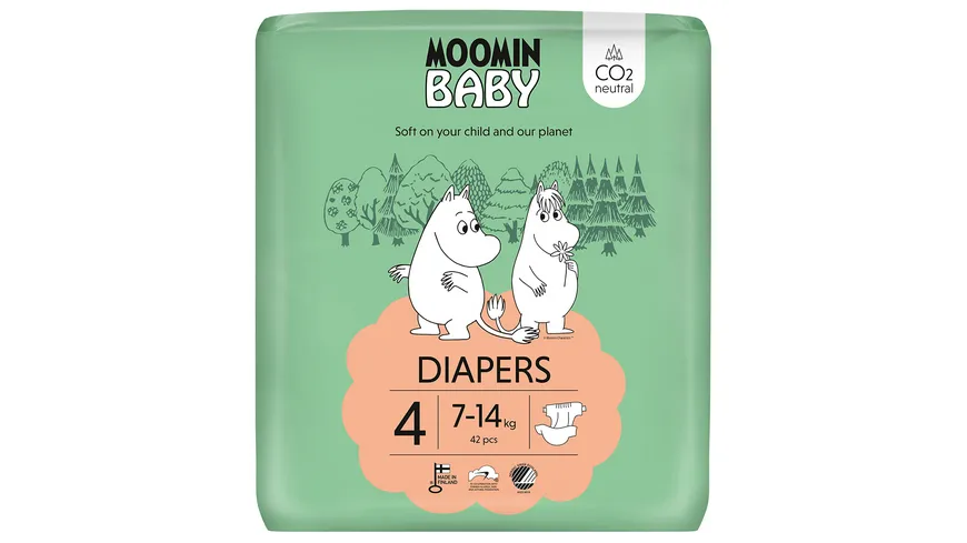 MOOMIN Baby Windel Größe 4