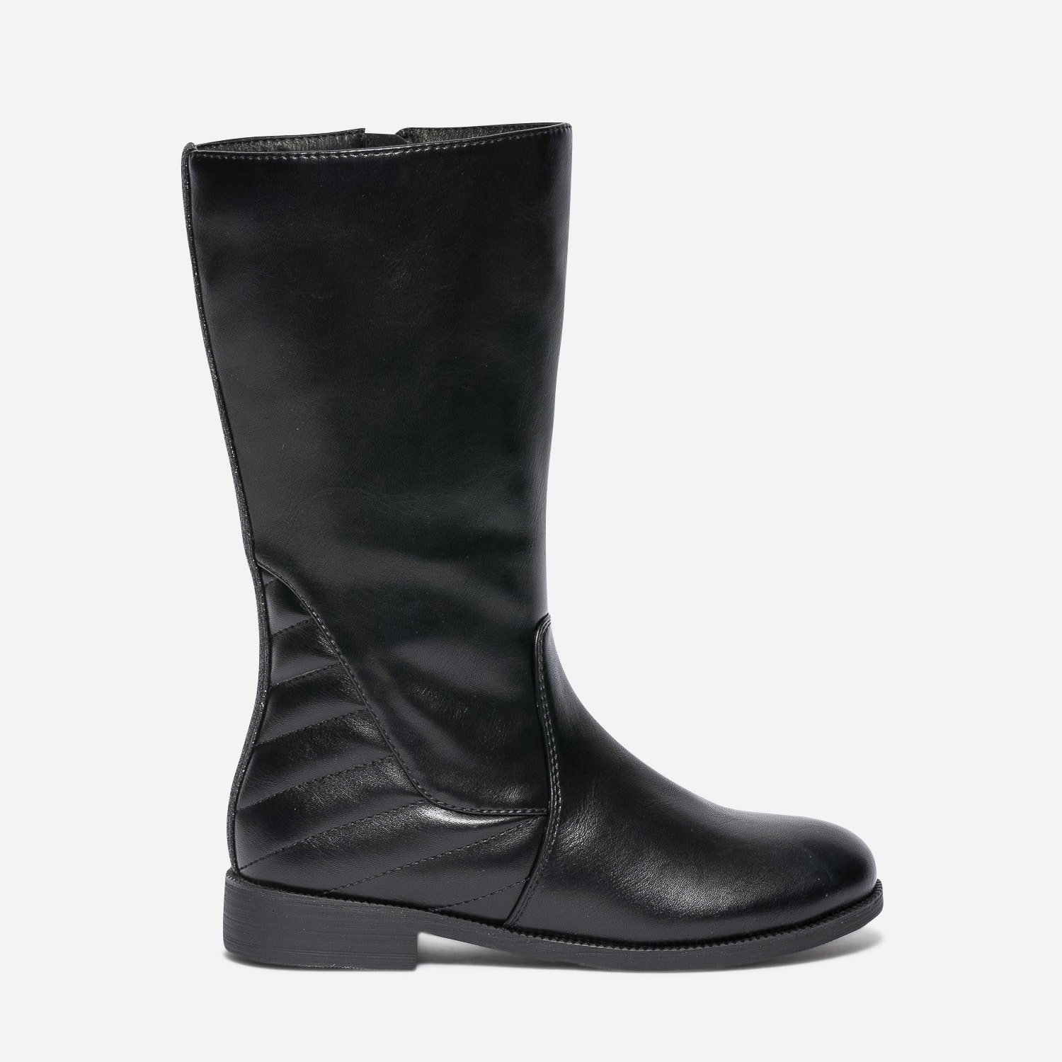 Botte noire esprit motard
