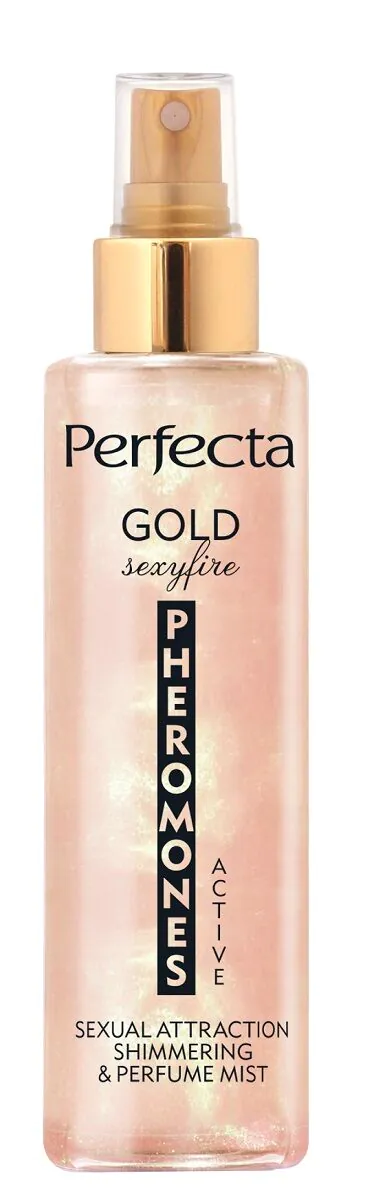 Perfecta Pheromones Active Gold Sexyfire Glitter Body Mist