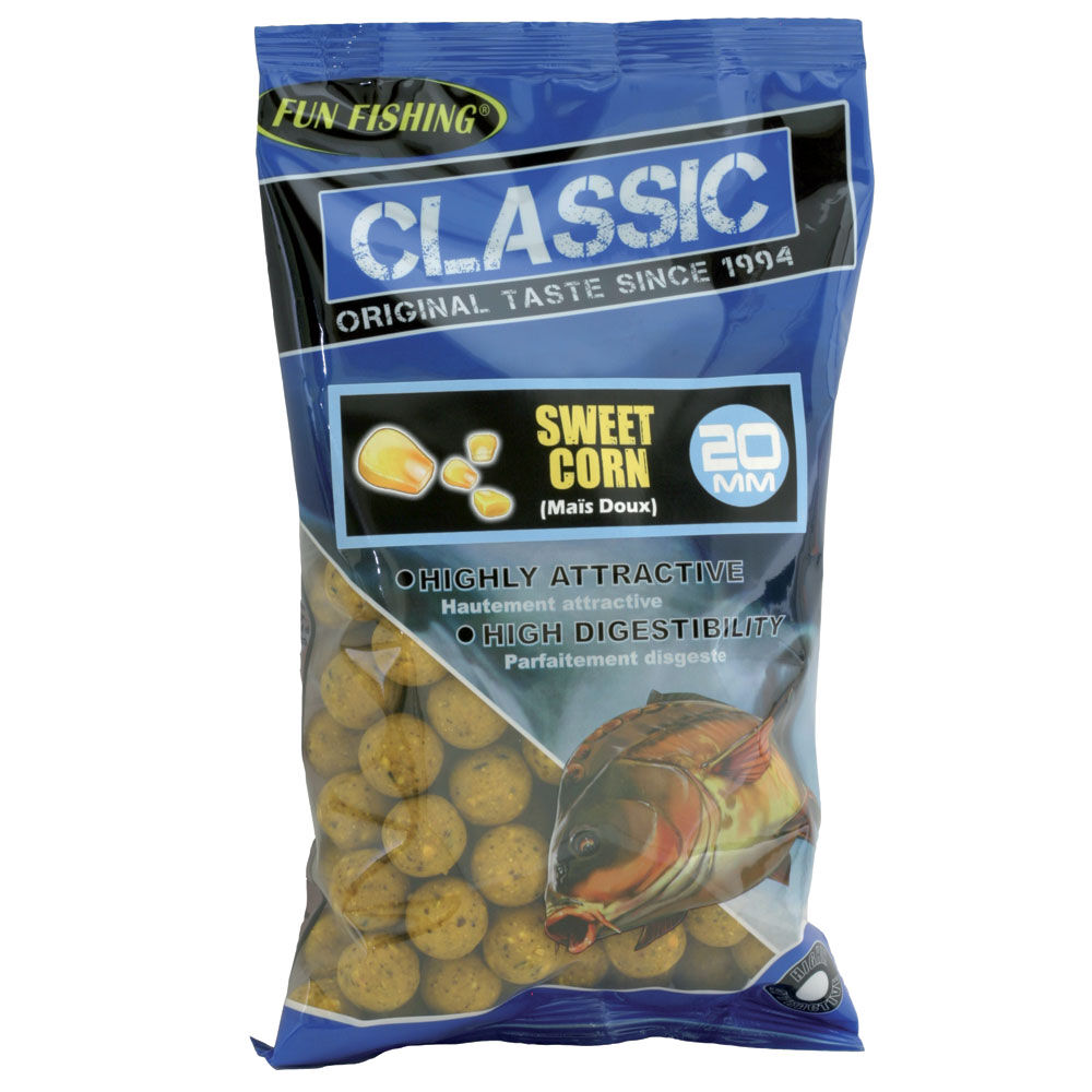 Bouillettes carpe hauska kalastusklassikko Maïs Doux 20mm 4kg