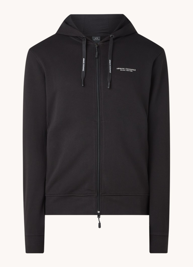 Armani Exchange Sweatshirt with logo print and side pockets