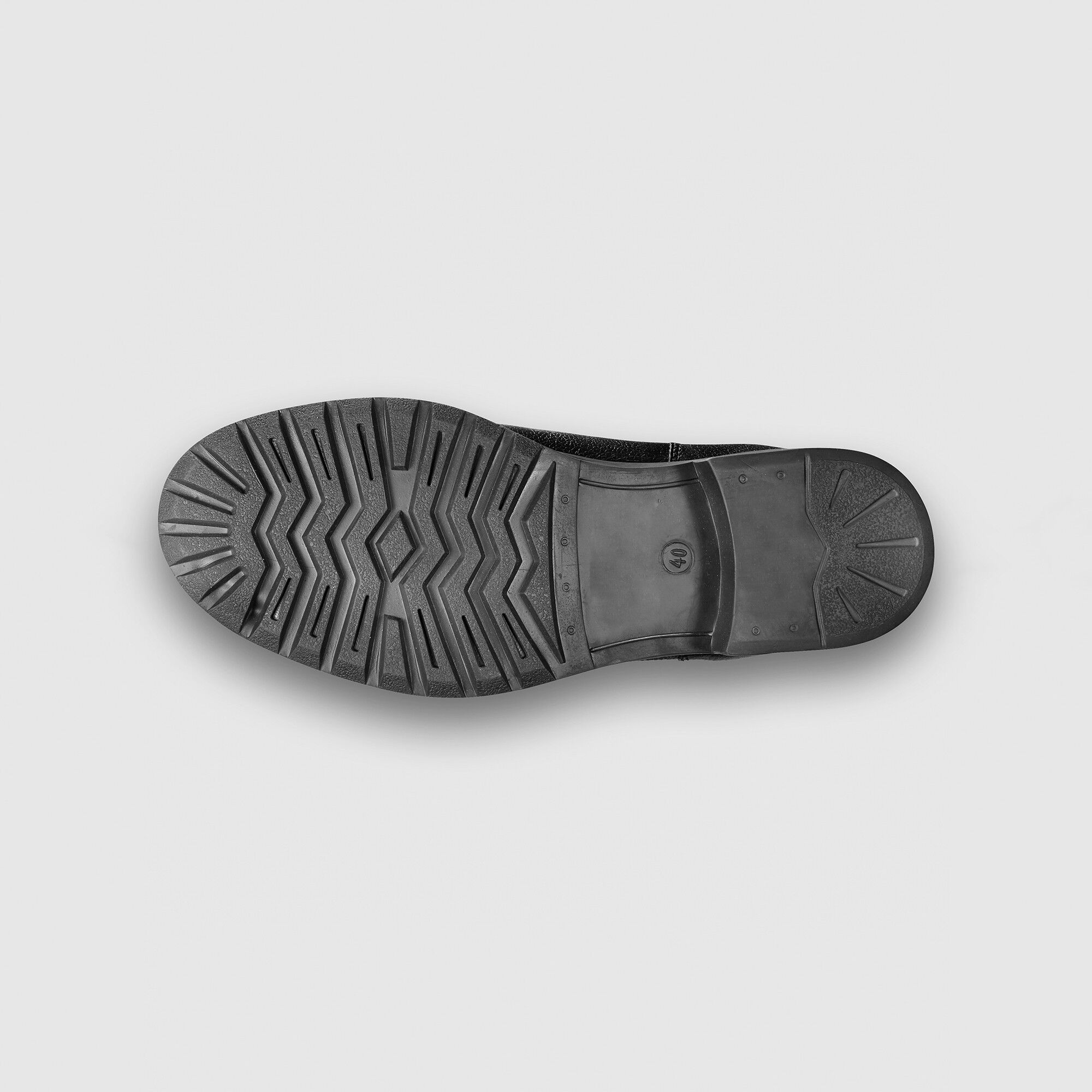 Botillons zippés cuir fourrés laine