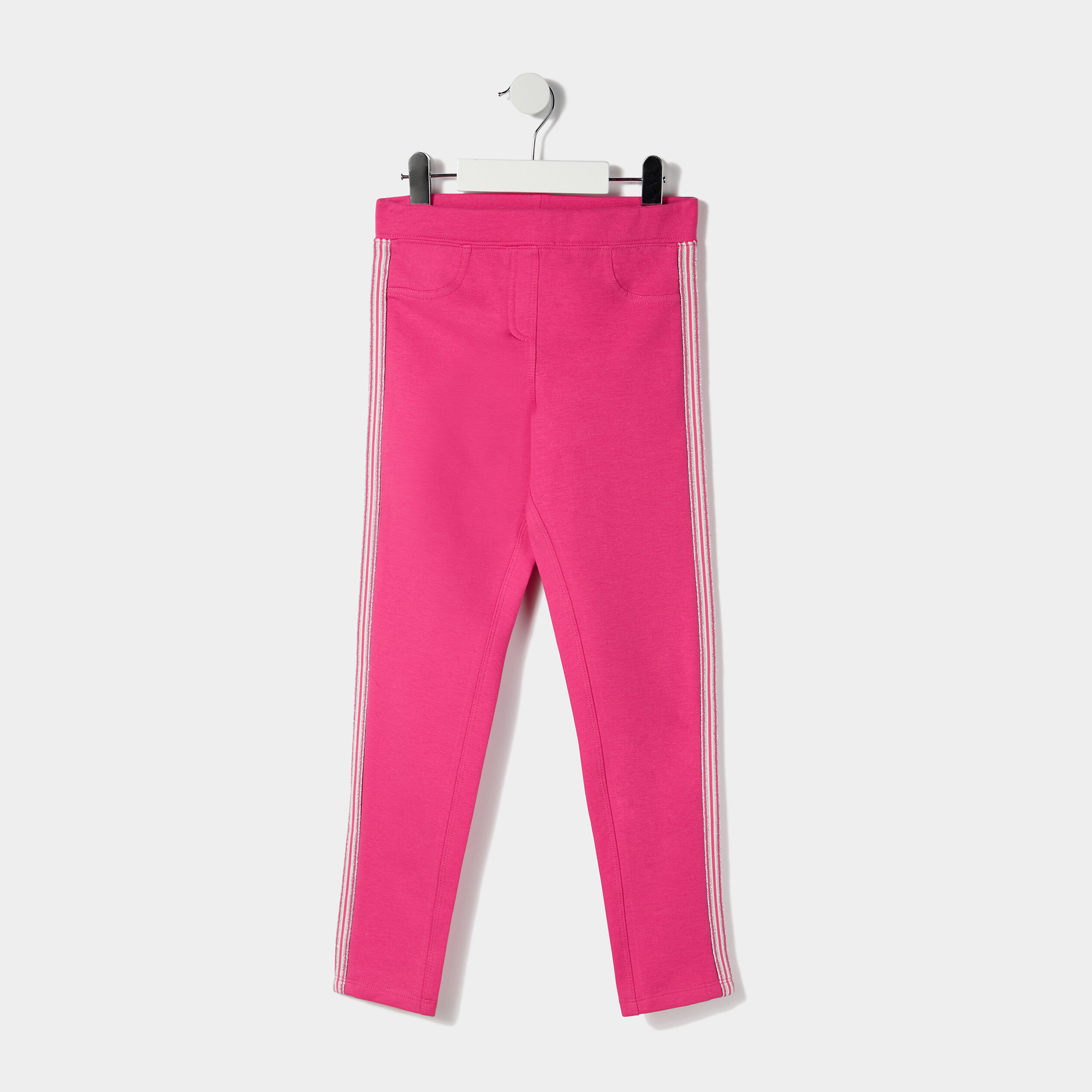 Tregging avec bandes rose fushia fille | La Halle