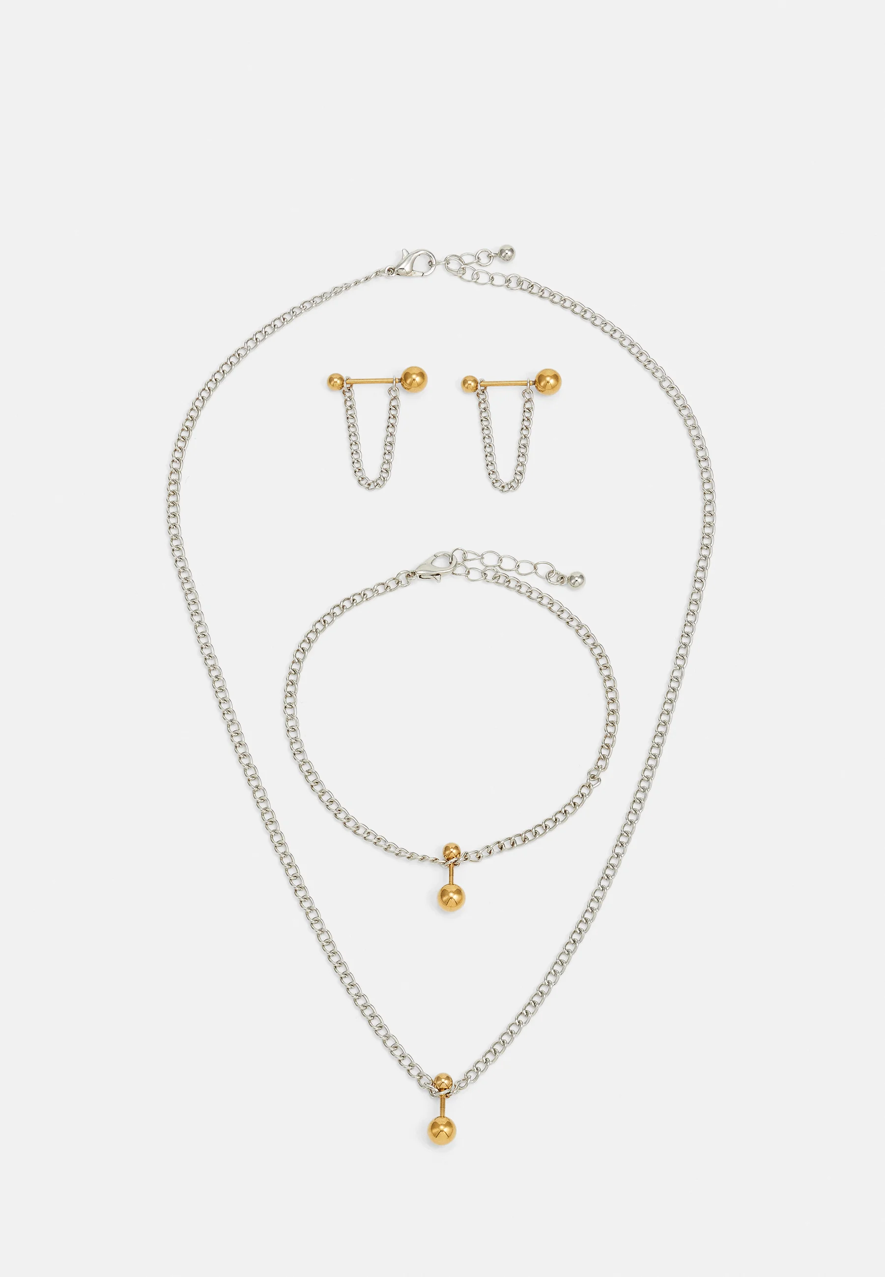 Jack & Jones JACHEKTOR MIX JEWELRY UNISEX SET - Collar