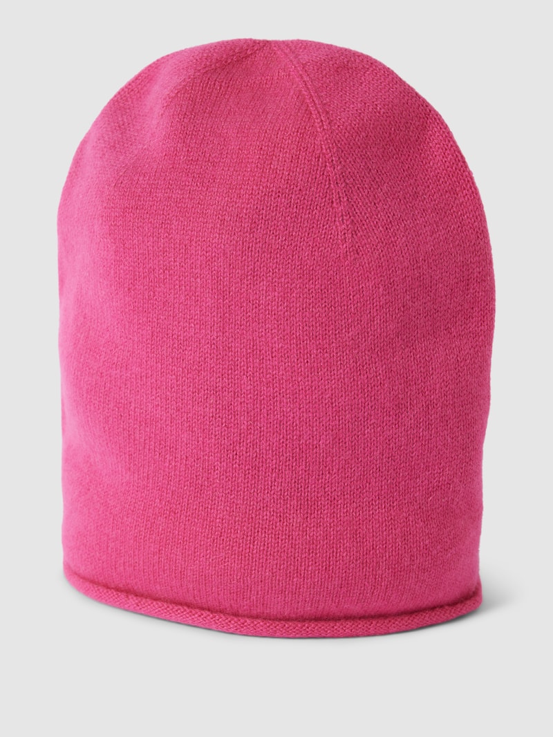 Strickmütze aus Kaschmir in pink