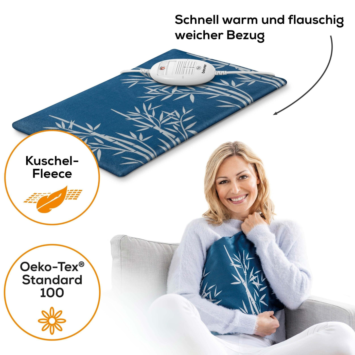 Beurer Heizkissen HK 35-Schnelle und wohltuende Wärme
