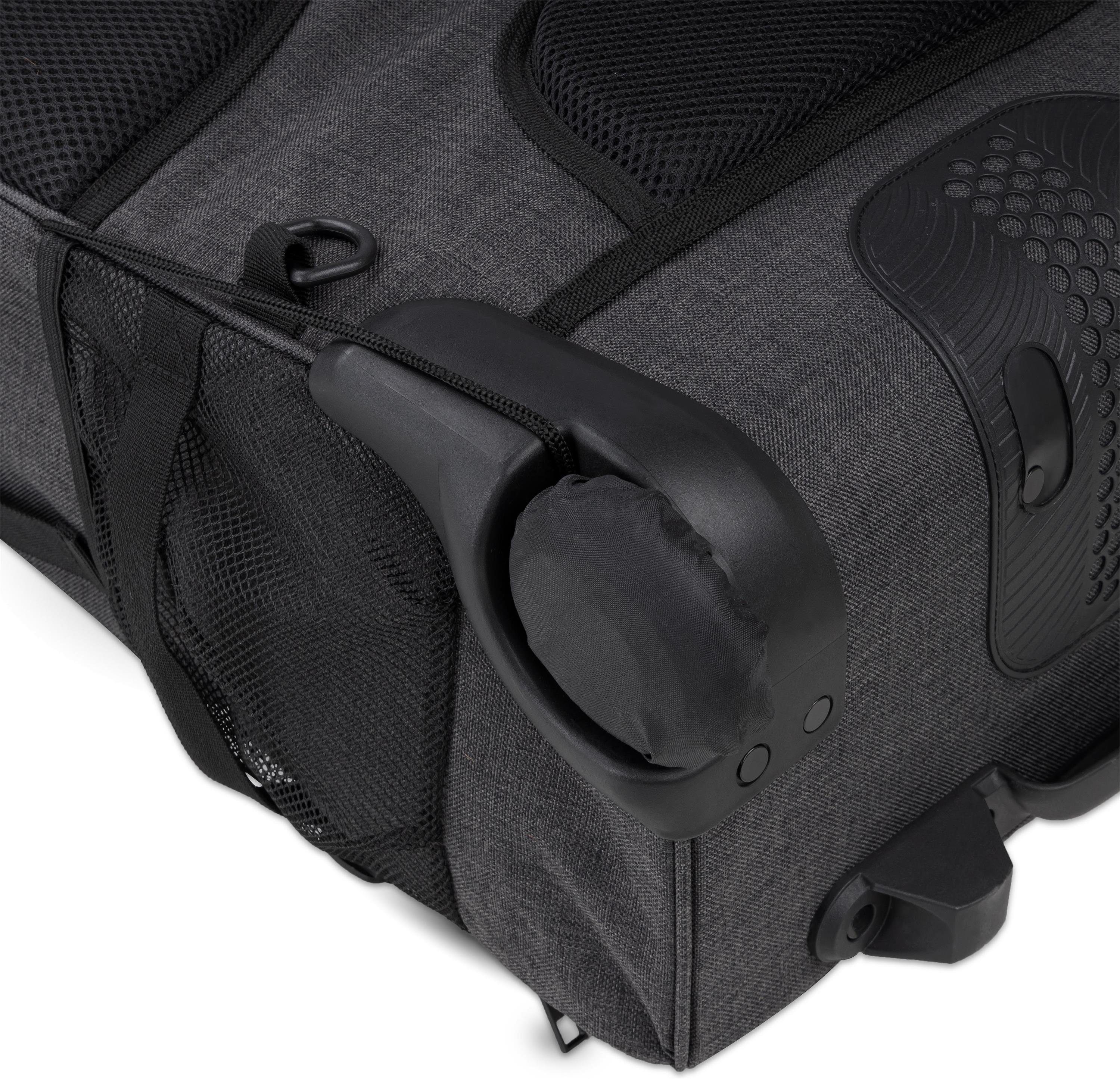 normani Reisetasche Rucksack-Trolley Handgepäck Nara, Reisetasche 3-in-1 in Handgepäckgröße