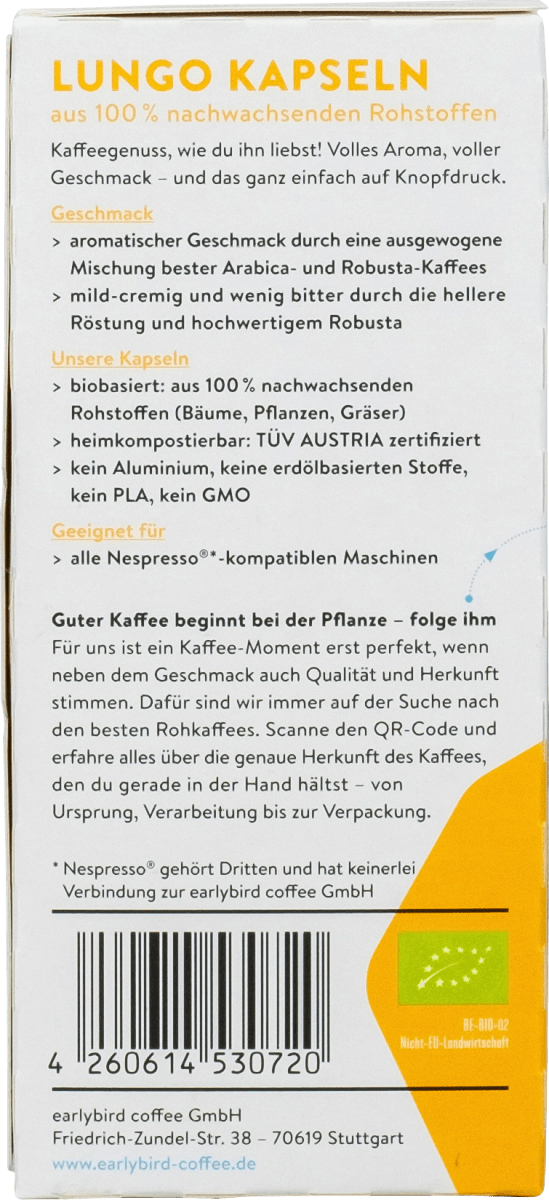 Kaffeekapseln Lungo, 10 St