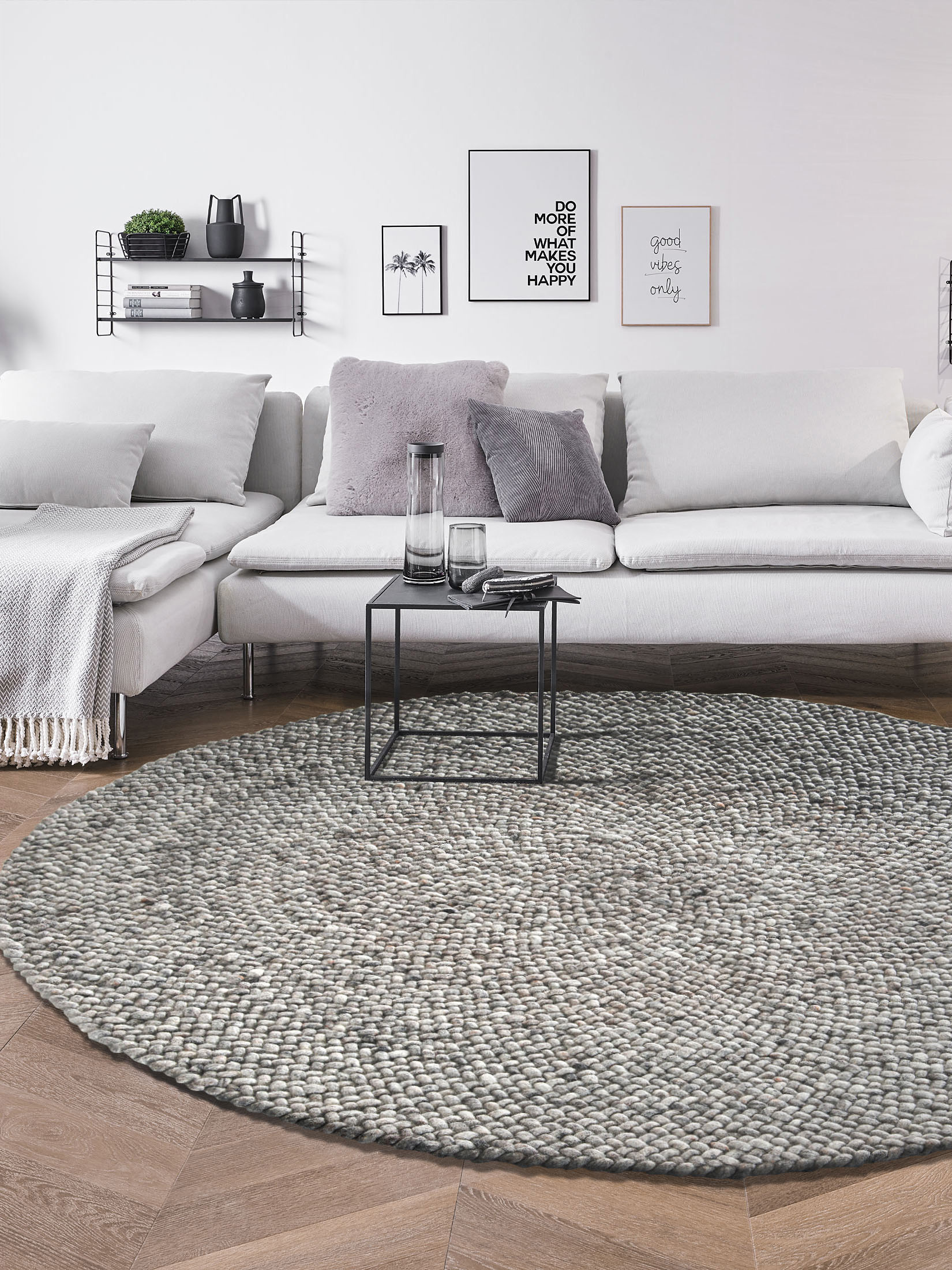 Harpsund Woll-Teppich, Grey Natural