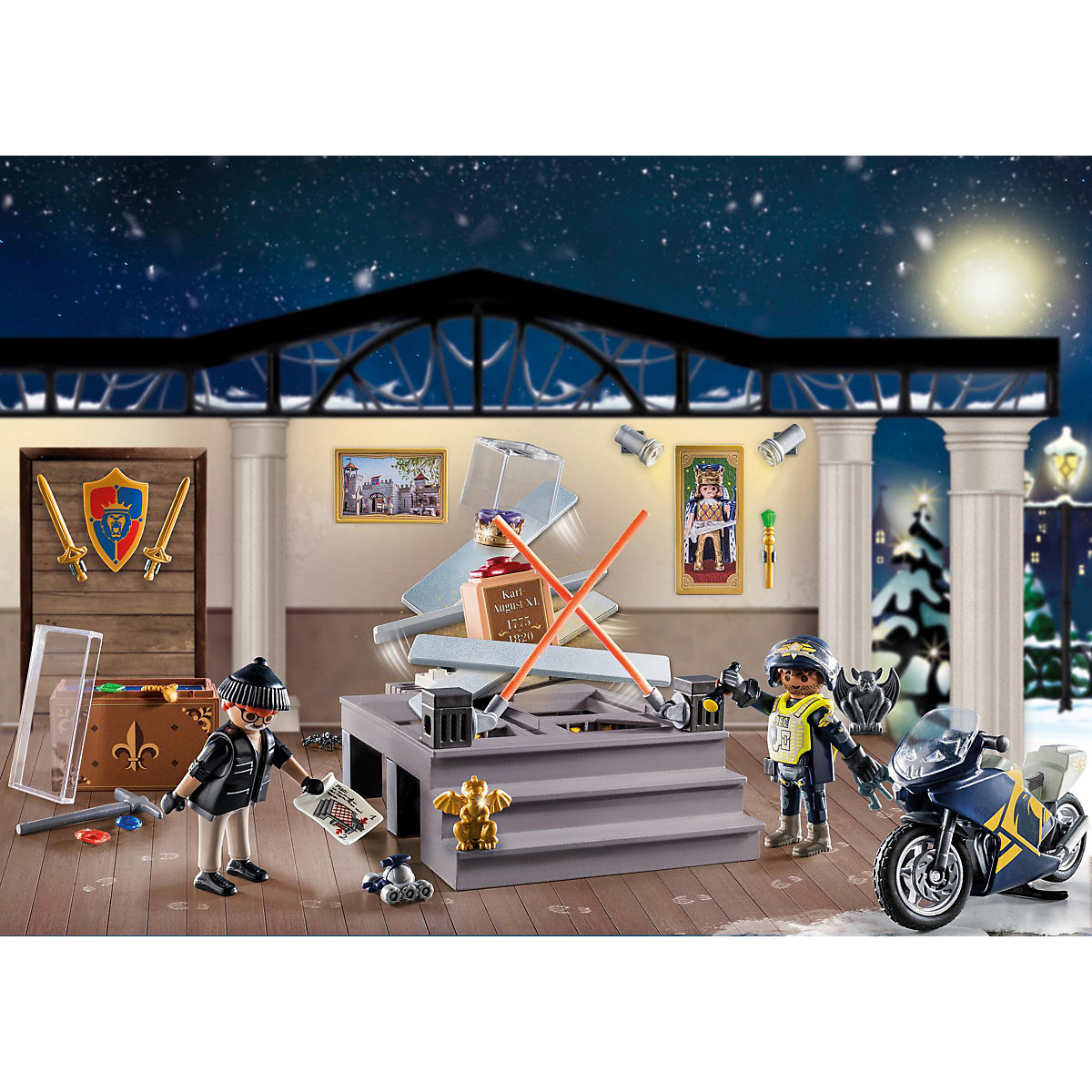PLAYMOBIL® 71347 Adventskalender Polizei Museumsdiebstahl