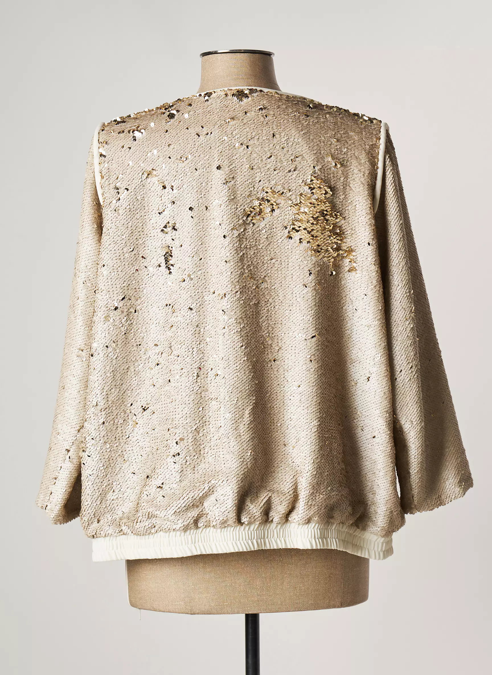 Lauren Vidal Vestecasual Femme couleur beige