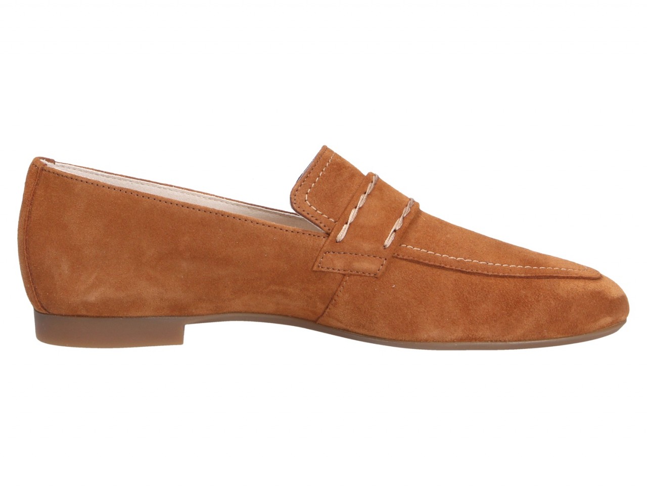 PAUL GREEN Klassische Slipper braun caramel Samtziege