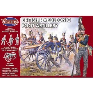 28mm British Napleonic Foot Artillery